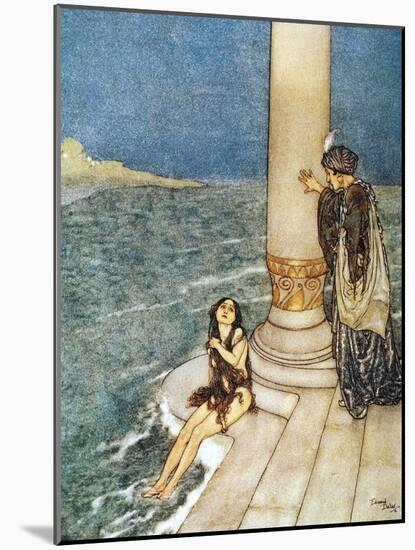 Andersen: Little Mermaid-Edmund Dulac-Mounted Giclee Print