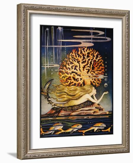 Andersen: Little Mermaid-Jennie Harbour-Framed Giclee Print