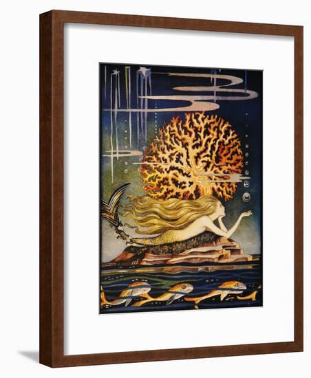 Andersen: Little Mermaid-Jennie Harbour-Framed Giclee Print