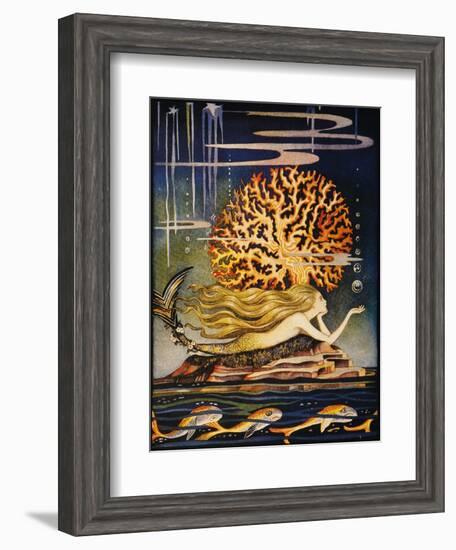 Andersen: Little Mermaid-Jennie Harbour-Framed Giclee Print