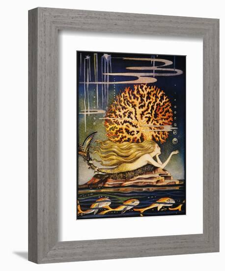 Andersen: Little Mermaid-Jennie Harbour-Framed Giclee Print