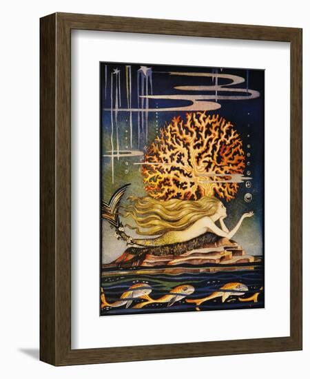 Andersen: Little Mermaid-Jennie Harbour-Framed Giclee Print