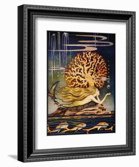 Andersen: Little Mermaid-Jennie Harbour-Framed Giclee Print