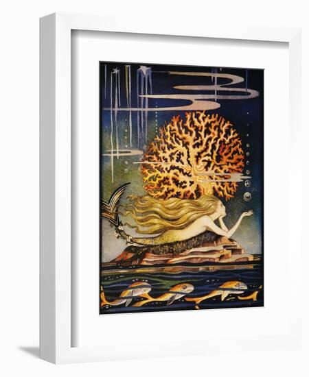 Andersen: Little Mermaid-Jennie Harbour-Framed Premium Giclee Print