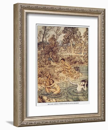 Andersen: Little Mermaid-Arthur Rackham-Framed Giclee Print