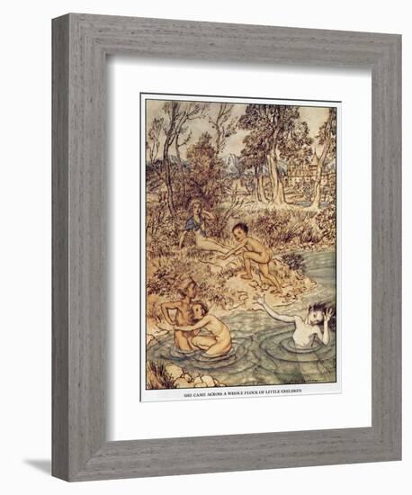 Andersen: Little Mermaid-Arthur Rackham-Framed Giclee Print