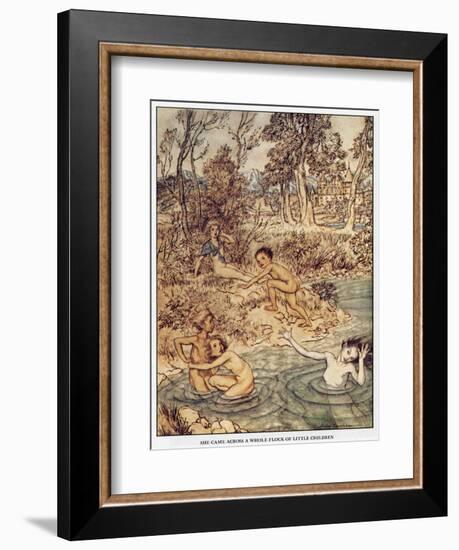 Andersen: Little Mermaid-Arthur Rackham-Framed Giclee Print