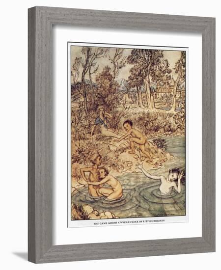 Andersen: Little Mermaid-Arthur Rackham-Framed Giclee Print