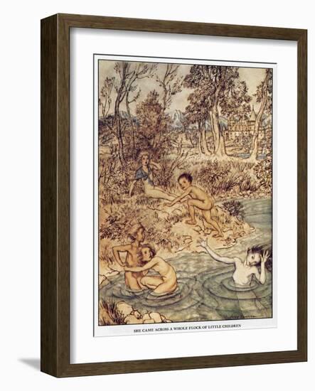 Andersen: Little Mermaid-Arthur Rackham-Framed Giclee Print