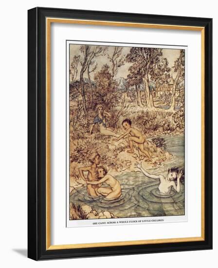 Andersen: Little Mermaid-Arthur Rackham-Framed Giclee Print