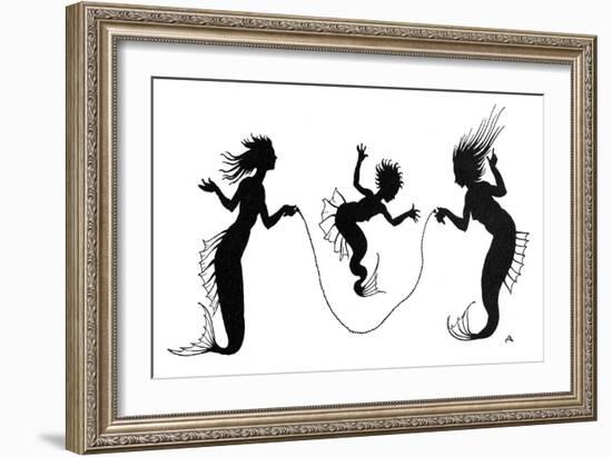 Andersen: Little Mermaid-Arthur Rackham-Framed Giclee Print