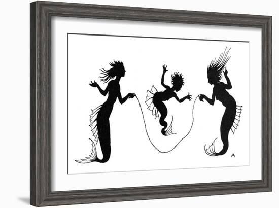 Andersen: Little Mermaid-Arthur Rackham-Framed Giclee Print