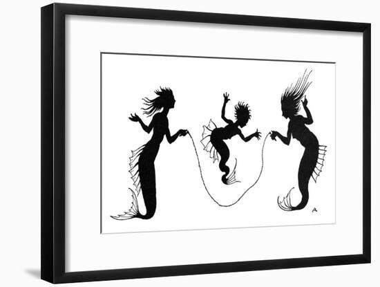 Andersen: Little Mermaid-Arthur Rackham-Framed Giclee Print