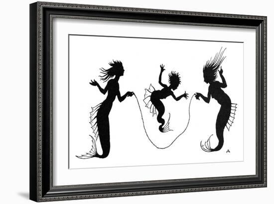 Andersen: Little Mermaid-Arthur Rackham-Framed Giclee Print