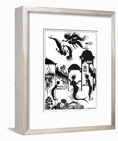 Andersen: Little Mermaid-Arthur Rackham-Framed Premium Giclee Print