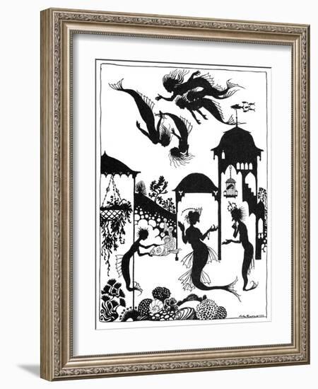 Andersen: Little Mermaid-Arthur Rackham-Framed Giclee Print