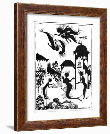 Andersen: Little Mermaid-Arthur Rackham-Framed Giclee Print