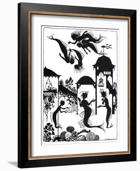 Andersen: Little Mermaid-Arthur Rackham-Framed Giclee Print