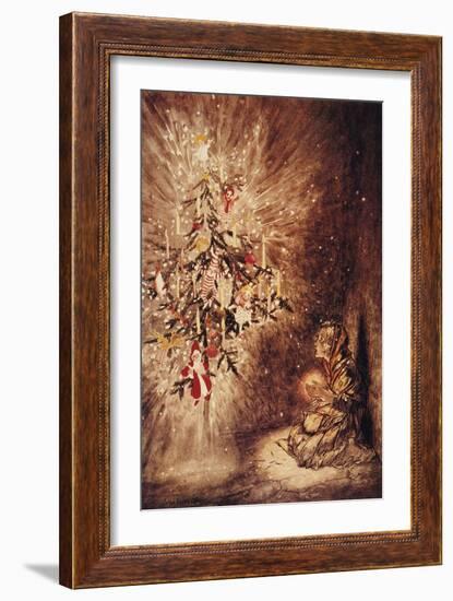 Andersen: Match Girl, 1932-Arthur Rackham-Framed Giclee Print