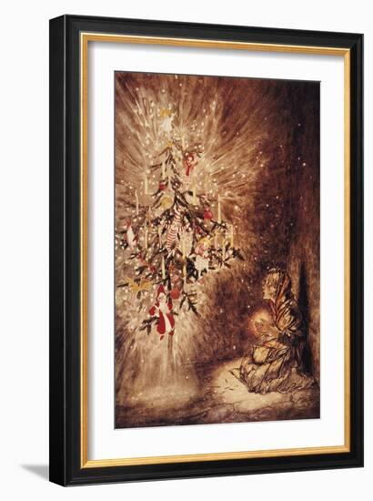 Andersen: Match Girl, 1932-Arthur Rackham-Framed Giclee Print