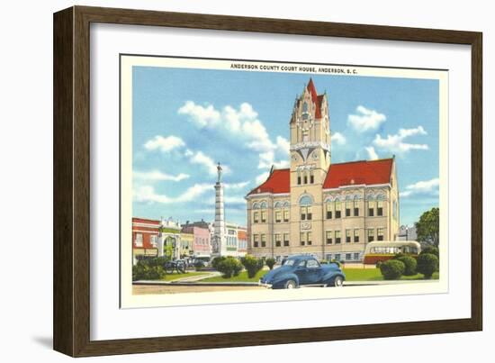 Anderson County Courthouse-null-Framed Art Print