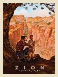 Zion National Park: View From The Top-Anderson Design Group-Art Print