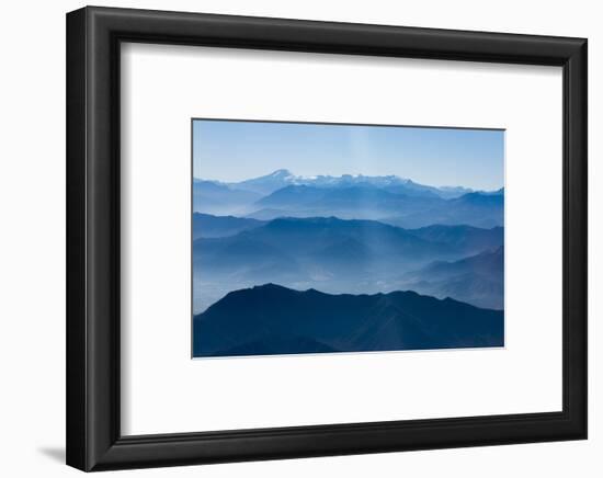 Andes Mountain Range with Glaciers, Southern Chile-Pete Oxford-Framed Photographic Print