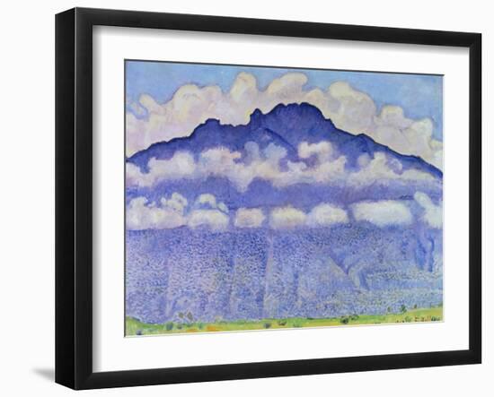 Andey Mountain, Vue from Bonneville, 1909-Ferdinand Hodler-Framed Giclee Print