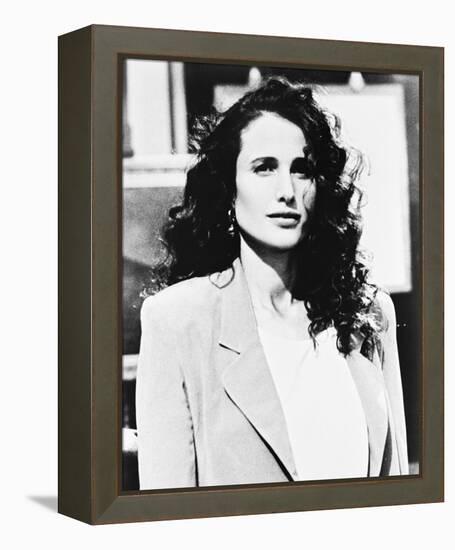 Andie MacDowell-null-Framed Stretched Canvas