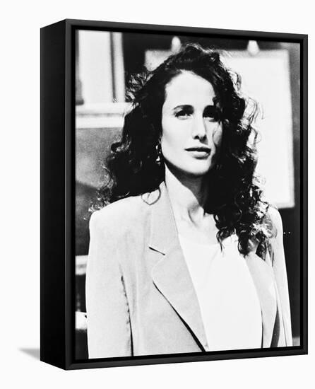 Andie MacDowell-null-Framed Stretched Canvas