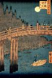 Towboats along the Yotsugi-Dori Canal-Ando Hiroshige-Art Print