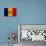 Andorra Flag Design with Wood Patterning - Flags of the World Series-Philippe Hugonnard-Art Print displayed on a wall