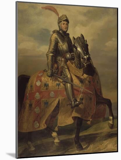 André de Montfort de Laval, seigneur de Loheac, amiral en 1437, Maréchal de France en 1439-Eloi Firmin Feron-Mounted Giclee Print