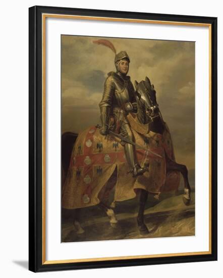 André de Montfort de Laval, seigneur de Loheac, amiral en 1437, Maréchal de France en 1439-Eloi Firmin Feron-Framed Giclee Print