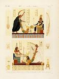 Various Painted Seats and Armchairs, 5th Tomb: Kings at the East, Byban El Molouk, c.1822-Andre Dutertre-Giclee Print