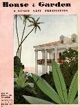 House & Garden Cover - July 1930-André E. Marty-Premium Giclee Print