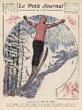 Winter Games at Chamonix: Ski Jumping Ice Hockey and Skating-Andre Galland-Framed Premium Giclee Print
