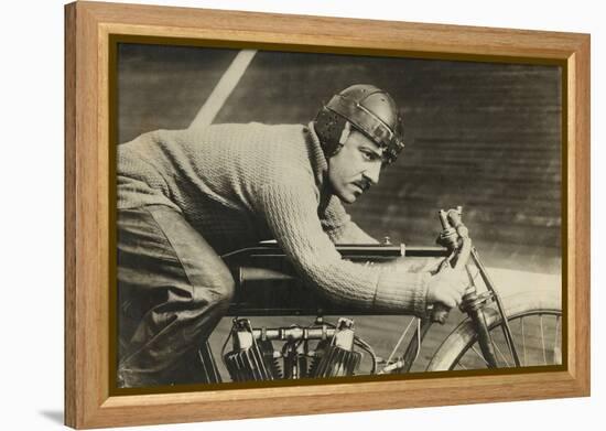 Andre Grapperon was a French Champion Motorcyclist in 1913-null-Framed Stretched Canvas