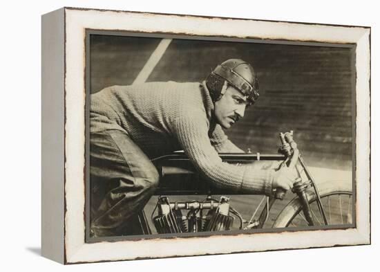 Andre Grapperon was a French Champion Motorcyclist in 1913-null-Framed Stretched Canvas
