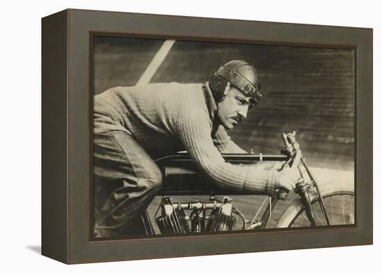 Andre Grapperon was a French Champion Motorcyclist in 1913-null-Framed Stretched Canvas