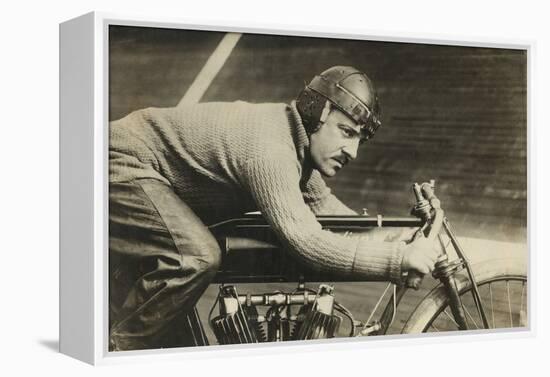 Andre Grapperon was a French Champion Motorcyclist in 1913-null-Framed Stretched Canvas