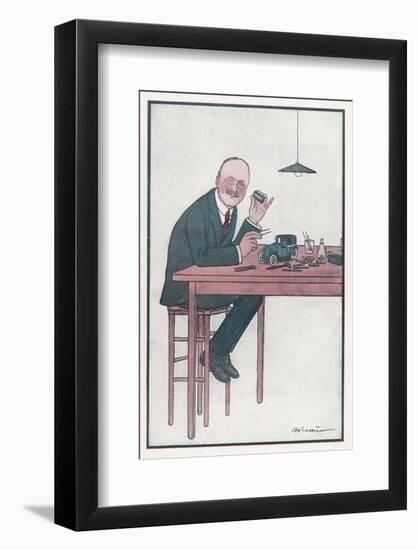 Andre-Gustave Citroen French Car Manufacturer-Barrere-Framed Photographic Print