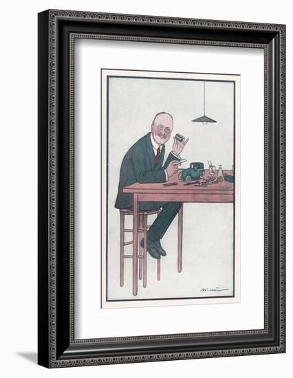 Andre-Gustave Citroen French Car Manufacturer-Barrere-Framed Photographic Print