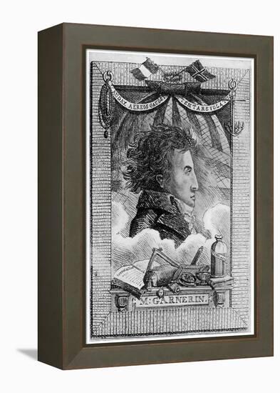 Andre Jacques Garnerin, French Aeronaut and the First Parachutist, C1800-null-Framed Premier Image Canvas