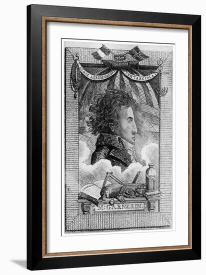 Andre Jacques Garnerin, French Aeronaut and the First Parachutist, C1800-null-Framed Giclee Print