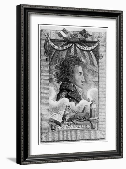 Andre Jacques Garnerin, French Aeronaut and the First Parachutist, C1800-null-Framed Giclee Print