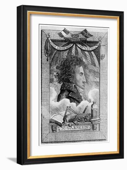 Andre Jacques Garnerin, French Aeronaut and the First Parachutist, C1800-null-Framed Giclee Print