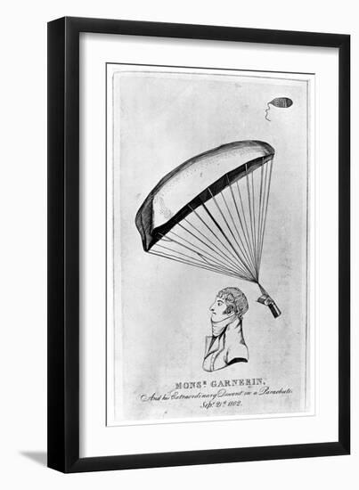 Andre Jacques Garnerin, French Aeronaut and the First Parachutist, C1802-null-Framed Giclee Print