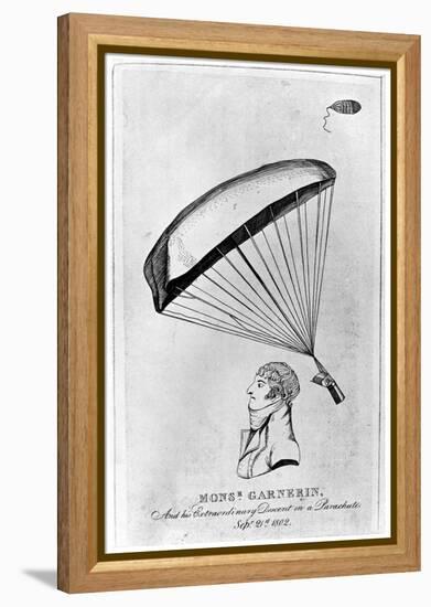 Andre Jacques Garnerin, French Aeronaut and the First Parachutist, C1802-null-Framed Premier Image Canvas