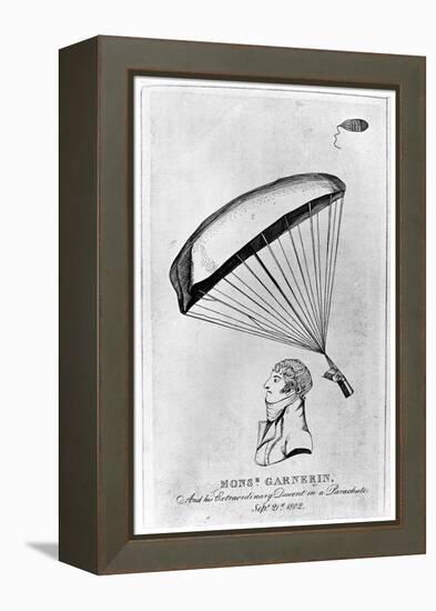 Andre Jacques Garnerin, French Aeronaut and the First Parachutist, C1802-null-Framed Premier Image Canvas